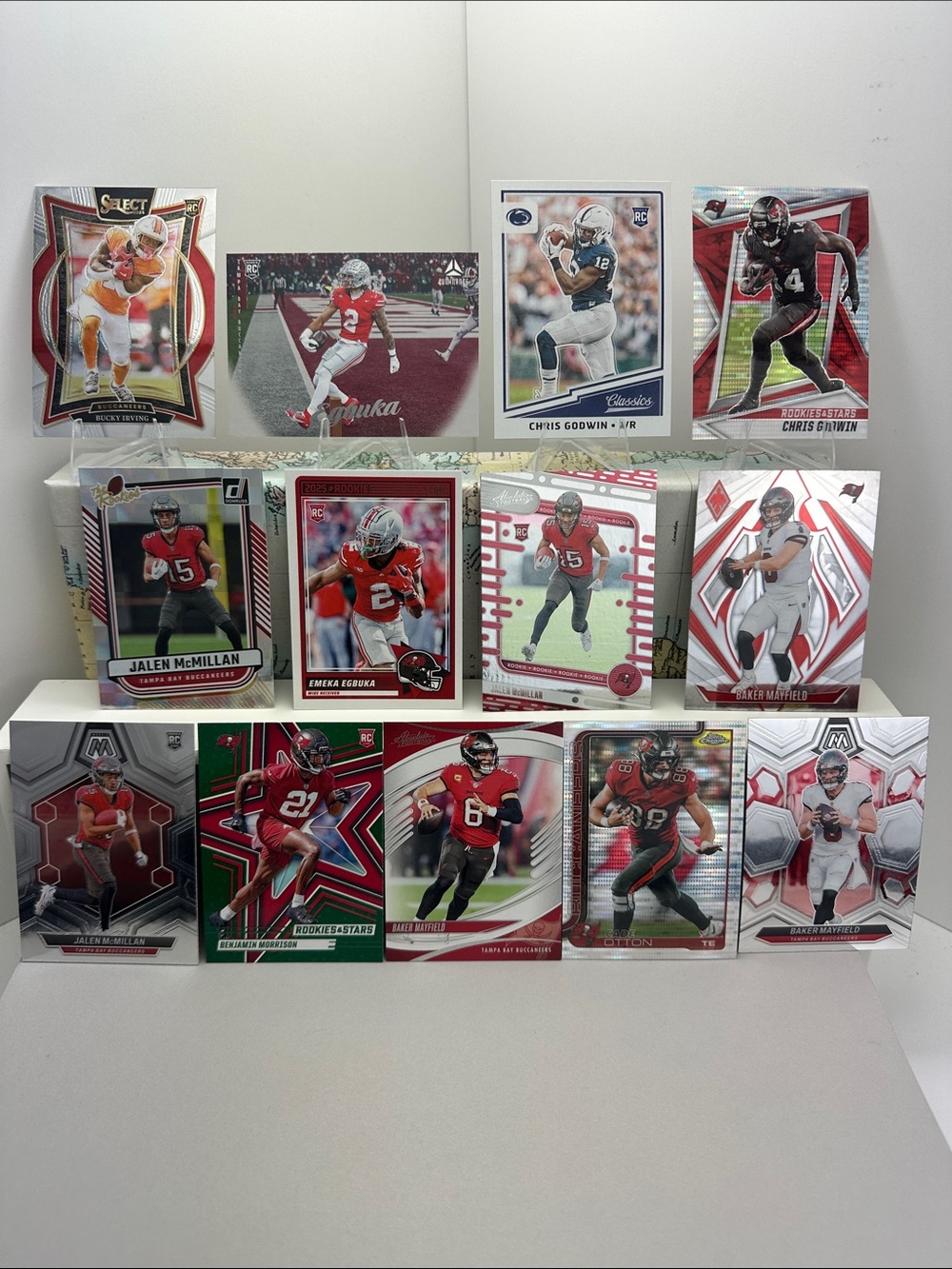 Bucs Rookies of Emeka Egbuka Godwin/Irving/McMillen/Morrison + Baker Mayfield